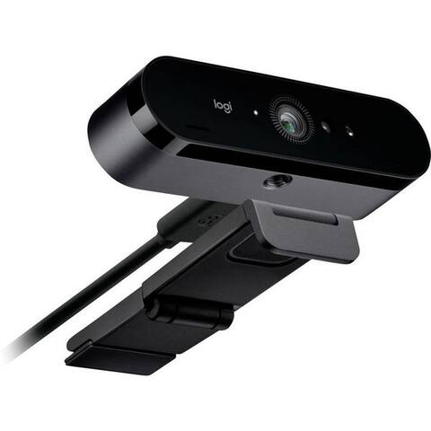 LOGITECH Brio 4K-webcam 4096 x 2160 Pixel Klemm-Halterung 960-001746 webcam (Klemm-Halterung)