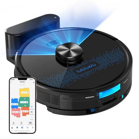 Lubluelu lubluelu Nass-Trocken-robot aspirateur SL60 Ultra avec Wischfunktion aspirateur Lasernavigation APP commande,