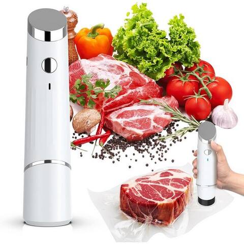 Akkee AKKEE sous-vide Klein, Handsous-vide avec 20 wiederverwendbaren Beuteln