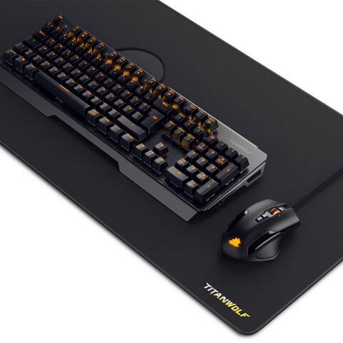 Titanwolf Titanwolf Mechanisches Keyboard, Mouse & XXL Mousepad Gaming Betle clavier-, souris- et sourispad-Set,