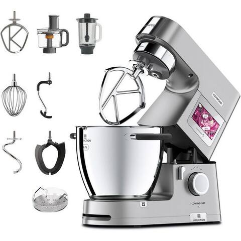 KENWOOD robot de cuisine avec Kochfunktion Cooking Chef XL KCL95.424SI, 1500 W, 6,7 l Schüssel, avec intégréer Waage