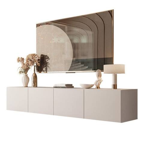 Lookway Lookway Lowboard COLGANTE KASCHMIR 200 cm TV-Schrank avec LED Beleuchtung (2x TV-Schrank), 200x40x36 cm