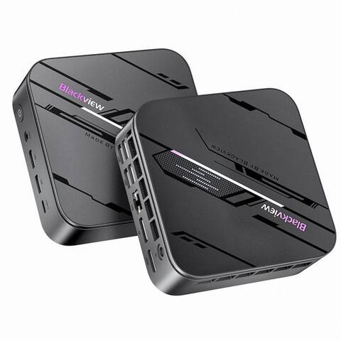BLACKVIEW MP100Pro(2026) Intel i5-12450H (8C/12T, bis zu 4.4 GHz) mini PC (Intel Intel Alder Lake i5-12450H, Intel® UHD