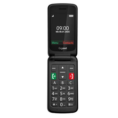 Gigaset Gigaset GL595 Seniorentéléphone (7,1 cm/2.8 pouces, 0.032 GB Speicherplatz, 0,3 MP caméra, SOS-Notruftaste)