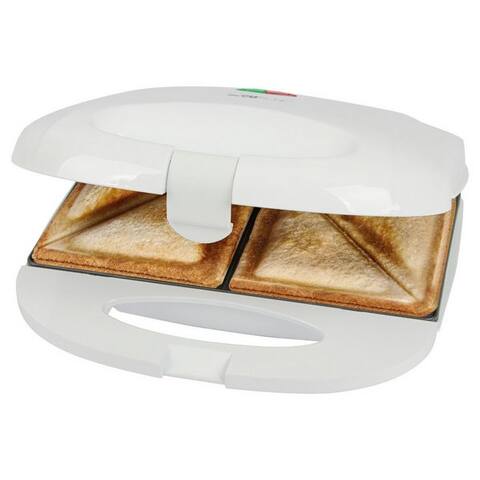 Clatronic CLATRONIC grill à sandwich ST 3813, Sandwichgrille-pain avec Backampel & isolierter Griff