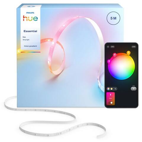 PHILIPS Hue LED-Streifen Essential Gradient LED-Streifen RGBIC farbfähig, lebendige couleurn, flexible
