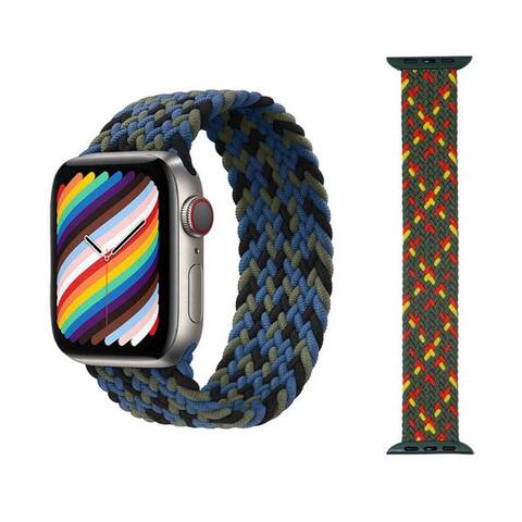 Wigento Bracelet pour montre connectée pour Apple montre 10 46mm / Ultra 1 + 2 49 / 9 8 7 45 / 6 SE 5 4 L Band