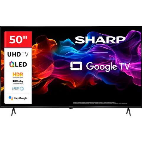 GOOGLE 4T-C50HPx QLED-téléviseur (126 cm/50 pouces, 4K Ultra HD, TV connectée, Google TV)