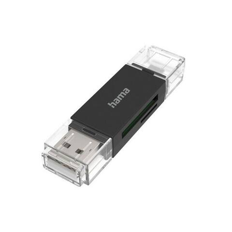 Hama Hama carte mémoirenleser Ham USB-Kartenleser, OTG, USB-A + Micro-USB USB 2.0, SD/microSD