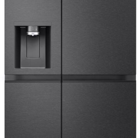 LG Side-by-Side GSLE81EPBD, 179 cm hoch, 91,3 cm breit, Wasser-/Eis-/Crushed Ice-Spender, Wassertank, Door