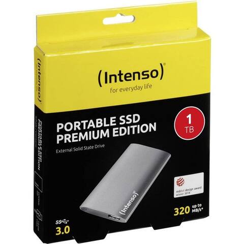 Intenso Intenso Portable SSD 1TB 3823460 externe SSD (1 TB), Aluminium Gehäuse
