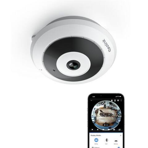 Reolink Reolink caméra de surveillance 6MP 360° Panorama WiFi Fisheye-caméra (Innenbereich,