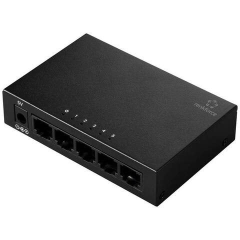 Renkforce Renkforce NETZWERK switch 5 PORT RF-6385004 Netzwerk-switch