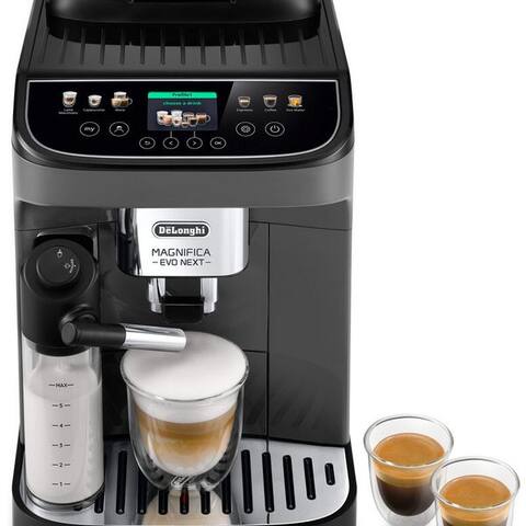 De'Longhi De'Longhi machine expresso automatique Magnifica Evo Next ECAM310.60.GB, Barista-Genuss per tactile, grau,