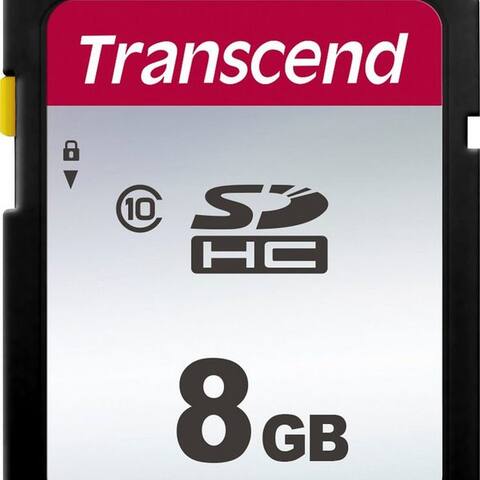 Transcend Transcend SDHC 300S 8 GB carte mémoire (8 GB, Video Speed Class 30 (V30), 20 MB/s Lesegeschwindigkeit)