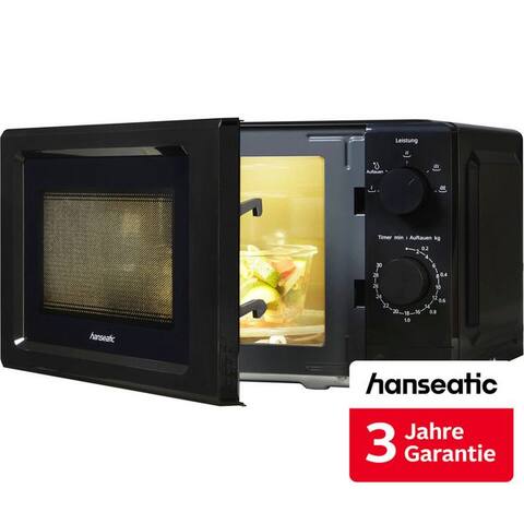 Hanseatic Hanseatic micro-ondes HM19B1M, micro-ondes, 19 l, inkl. 3 Jahre Herstellergarantie