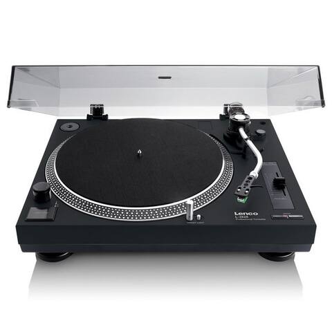 Lenco Lenco L-3828BK platine vinyle (Direktantrieb, Vinyl formatierung USB, Phono-Voramplificateur / Pitch Control