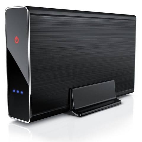 Aplic Aplic disque durn-Gehäuse USB 3.0 disque durngehäuse 3,5 pouces Aluminium, (1 St), USB 3.0 disque durngehäuse