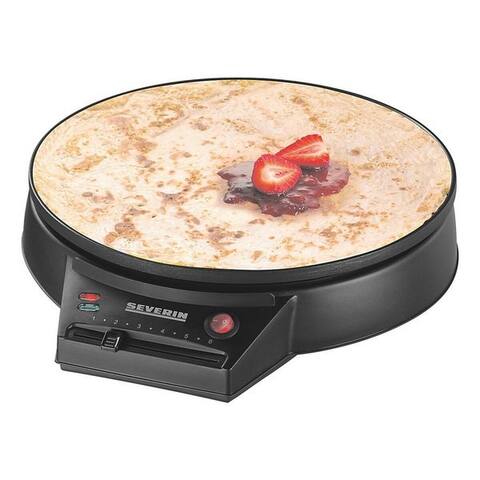 Severin Severin Crêpesmaker CM 2198, 1000 W, Ø 30 cm, inkl. Teigspatel et Crêpeswender