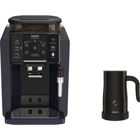 KRUPS machine expresso automatique EA910B.23 Sensation Milk Betle, avec Krups mousseur à lait im Wert von UVP 79,99