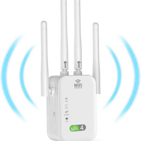 Athlix Athlix WiFi-répéteur 1200 MBit/s 5GHz Signalamplificateur WiFi Booster Extender WiFi-répéteur, Booster