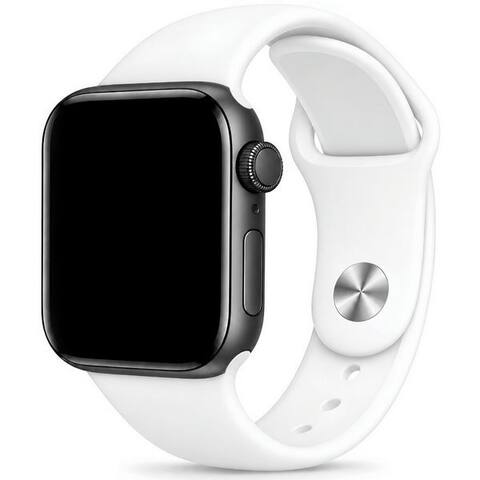 SmartUP Bracelet pour montre connectée pour Apple montre 11 10 9 8 7 6 5 4 3 SE Ultra Silikon Sport Ersatzband,