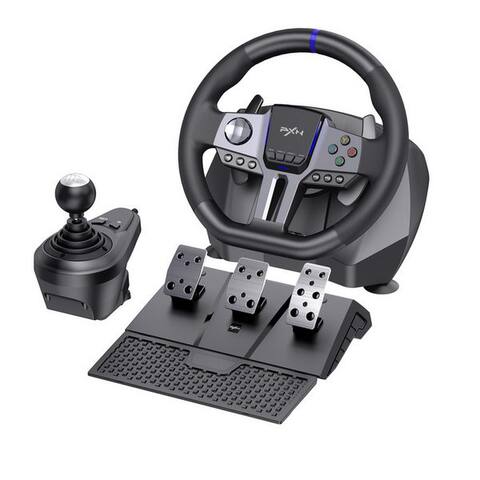 XBOX PXN V9 GEN2 Sim-Rennlenkrad 270°/900° pour PC, Xbox et PS4 Gaming-Lenkrad (Hall-Pedale, H-Schaltung &