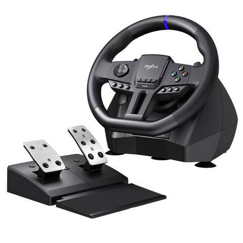 XBOX PXN Gaming-Rennlenkrad avec Hall-Effekt-Pedalen, 270°/900° umschaltbar Gaming-Lenkrad (Dual-Motor-Vibration,
