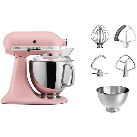 Kitchenaid KitchenAid robot de cuisine 5KSM175PSEDR Altrosa, 300 W, 4,8 l Schüssel, avec Zubehör im Wert von ca. 112,-€