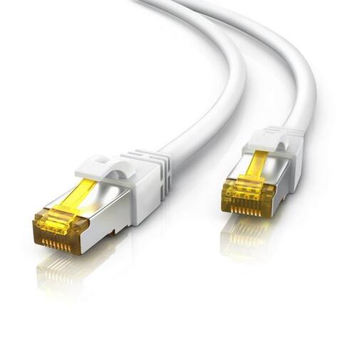 Primewire Primewire Gigabit Ethernet S/FTP Netzwerkkabel, 10000 Mbit/s, Patchkabel - 0,25m LAN-Kabel, CAT.7, RJ-45
