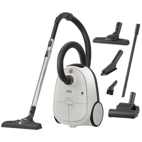 AEG aspirateur traîneau HYGIENIC 6000 (AB61H6SW), 850 W, avec Beutel, hohe Saugpuissance, inkl. Zusatzdüsen, 50 %