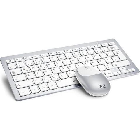 Seenda Seenda Kleine clavier souris Set sans fil avec USB Empfänger clavier- et souris-Set, (Ultradünne 70%