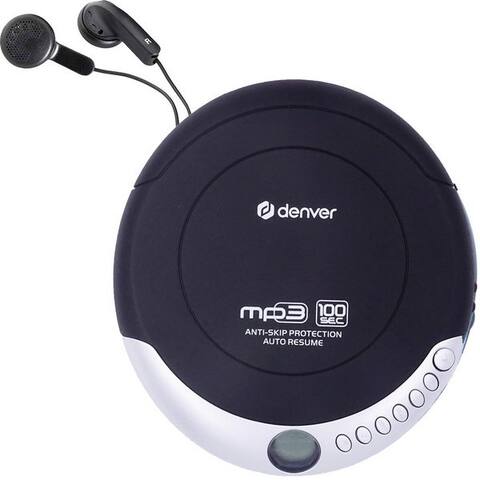 Denver Denver DMP-391 lecteur CD (Antishock, Autoresume, Bass Boost, Programmierfunktion, Ohrhörer inkl., Antishock,