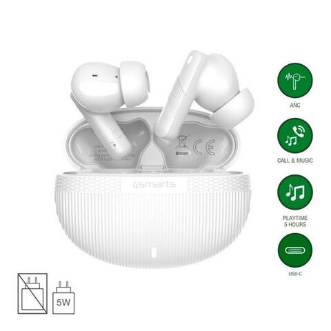 4Smarts 4smarts SkyBuds Pro Bluetooth-Casque (réduction de bruit active (ANC), A2DP Bluetooth, AVRCP Bluetooth)