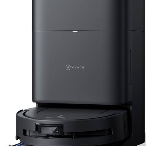 ECOVACS robot aspirateur avec Wischfunktion, DEEBOT T80 OMNI, Noir, 80 W, et Wischroboter avec Absaugstation
