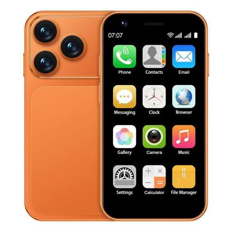 Athlix Athlix SERVO 18SE 3G Mini smartphone Android Kinder Rentner smartphone (7,62 cm, Dual SIM, 3G Mobilfunk,