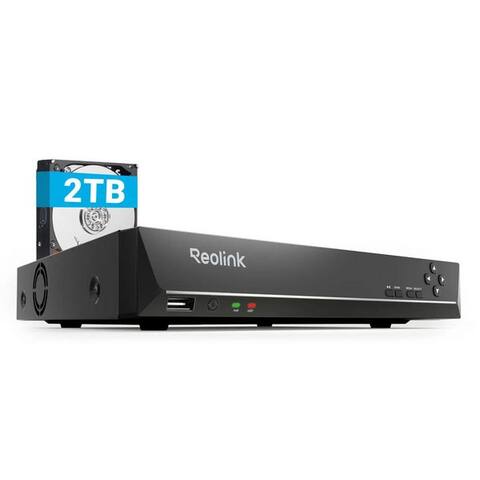 Reolink Reolink caméra de surveillance Zubehör RLN8-410 PoE NVR (2TB disque dur pour 24/7 Aufzeichnung)