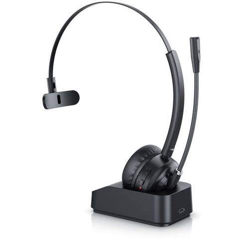 Csl CSL Bluetooth Headset, BT 5.3, microphone Casque sans fil (Bluetooth, Casque avec station de charge, Noise Cancel &