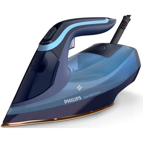 PHILIPS Dampffer à repasser DST8020/20 8000 Series, 3000 W, SteamGlide Elite Kupfer Bügelsohle, 300 ml Wassertank,