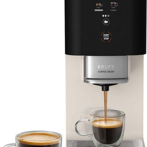 KRUPS machine expresso automatique Coffee Crush SA4001 pour Espresso & Lungo, platzsparend avec 15 cm Breite,