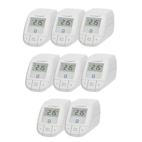 Homematic Homematic IP Heizkörperthermostat 8er Set Heizkörperthermostat basic, (8 St)