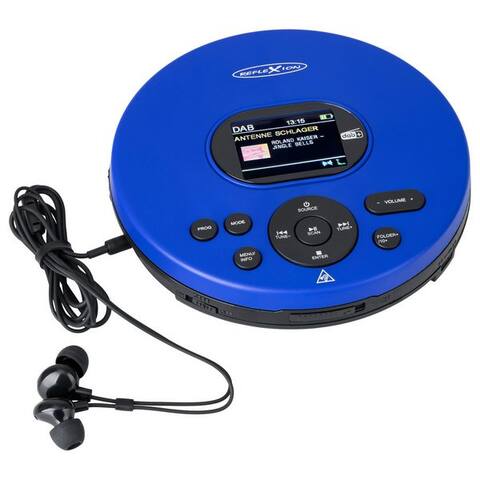 Reflexion Reflexion PCD540DAB CD/baladeur MP3 avec DAB+ Digitalradio tragbarer lecteur CD (LCD-Farbécran,