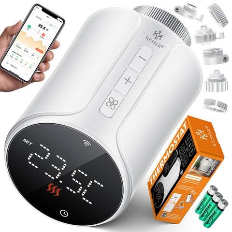 Kesser KESSER Heizkörperthermostat, Heizungsregler Smart Home régulation de chauffage avec WiFi & APP commande