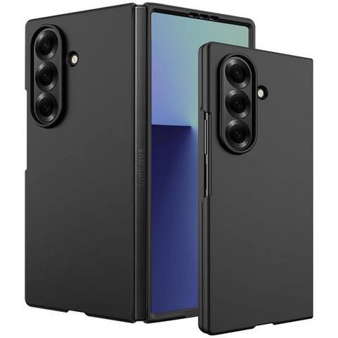SAMSUNG CoolGadget Coque pour smartphone téléphone Schutzhülle pour Samsung Galaxy Z Fold 7 matt Noir, Silikon TPU Coque
