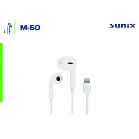 Sunix Sunix Sunix In-Ear Stereo Soet Casque microphone Lightning Weiß Écouteurs intra-auriculaires