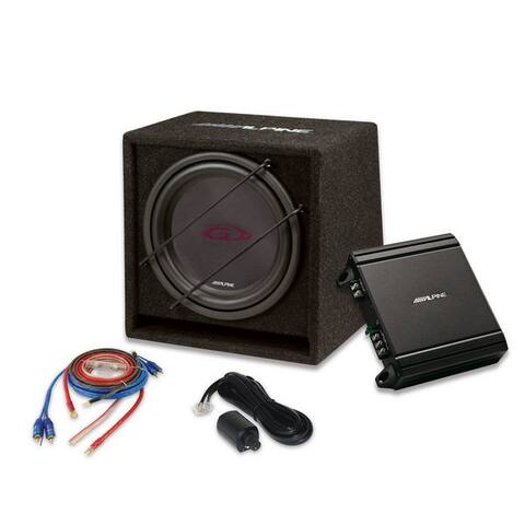 Alpine ALPINE SBG-30KIT 30 cm (12-pouces) Power caisson de basses Paket Endstufe Kabelset Endamplificateur