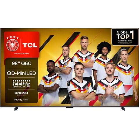 TCL 98Q6CX7 Mini-LED-téléviseur (248 cm/98 pouces, 4K Ultra HD, TV connectée, Google TV, 4K Multi-HDR Dolby