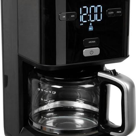 KRUPS cafetière filtre KM6008 Smart'n Light, 1,25l Kaffeekanne, 24-Std-Timer, automatische Abschaltung nach 30