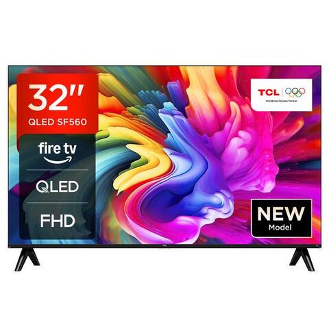 TCL 32SF560 QLED-téléviseur (80 cm/32 pouces, Full HD, Fire TV, Fire TV / Smart TV, HDR, Alexa, Triple-Tuner)