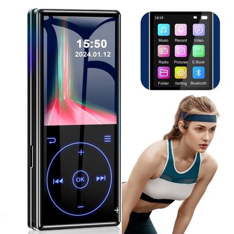 Mopuea MOPUEA Tragbarer musiqueplayer avec tactile-Tasten verlustfreiem HD-enceinte baladeur MP3